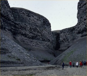 Kittiwake canyon at Diskobukta